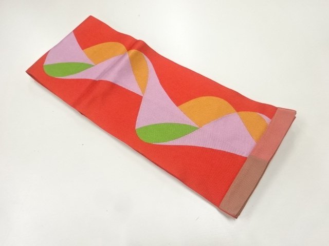 JAPANESE KIMONO / YUKATA OBI / WOVEN ABSTRACT PATTERN